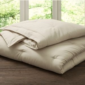 Plush wool comforter king